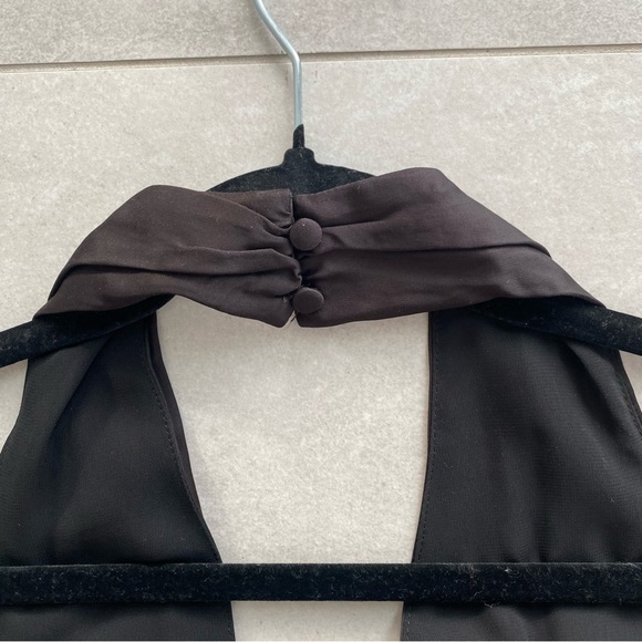 ZARA DEEP V HALTER CROP TOP - Picture 5 of 5